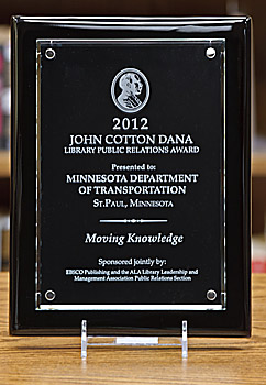 2012 John Cotton Dana award